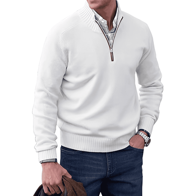 Mario™ | Eleganter Pullover mit Reißverschluss