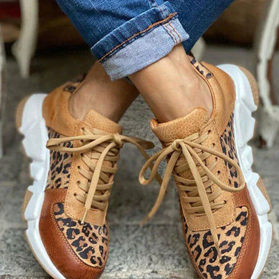 Cristal | Comfortable Leopard Sneakers